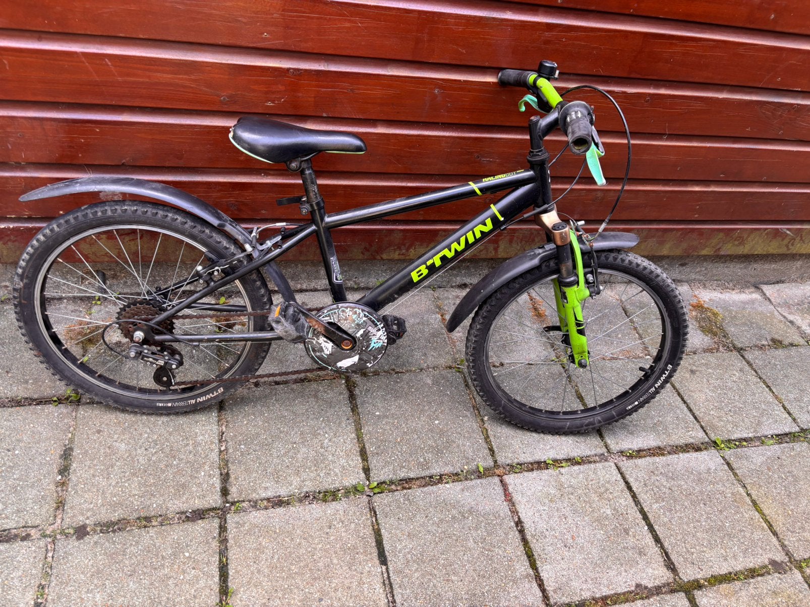 Kinderfiets met 20-inch wielen, Ophalen, Gebruikt, Staal, 16 tot 20 inch