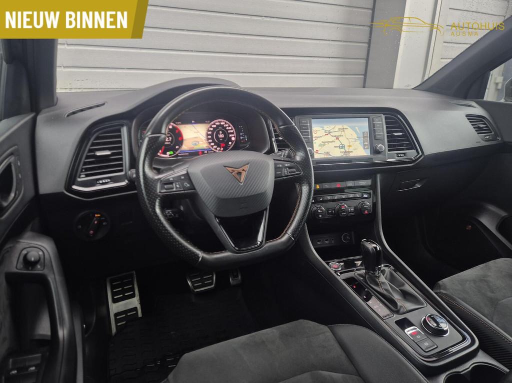CUPRA Ateca 2.0 TSI 4DRIVE 350PK/ABT/Brembo/Pano/ACC/Virtual, Automaat, Gebruikt, Zwart, 4 cilinders