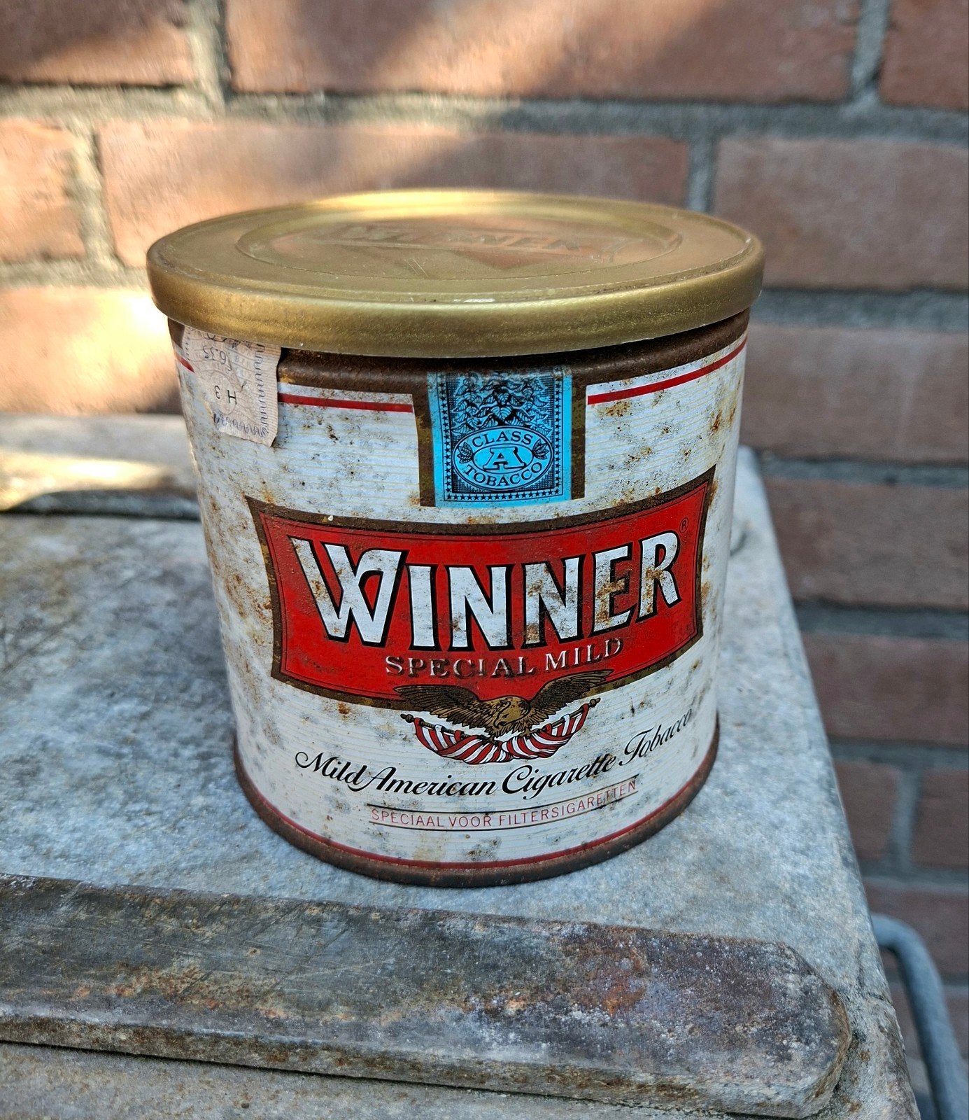DOUWE EGBERTS   -       WINNER - TABAK / VACUÜM, Verzamelen, Ophalen of Verzenden, Gebruikt, Tabaksdoos of Verpakking
