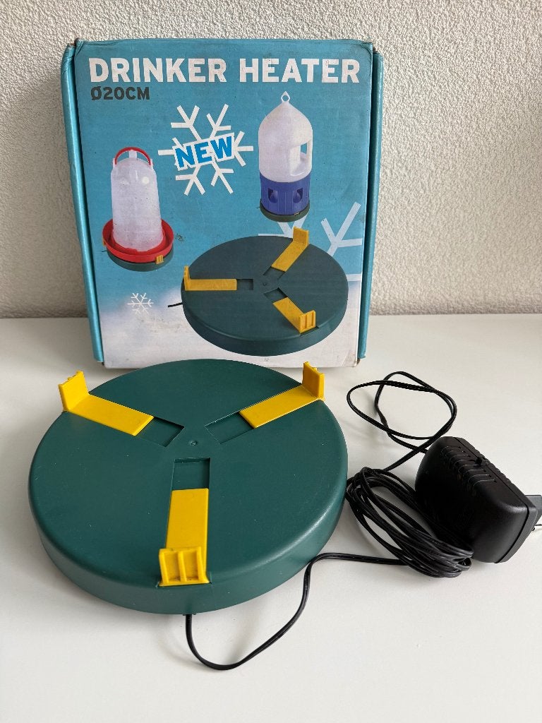 Drinker Heater drinkbakverwarmer (20 cm), Ophalen of Verzenden, Gebruikt, Drinken en Voederen