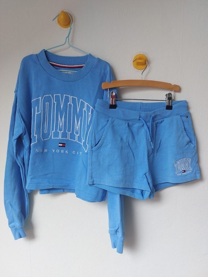 Tommy Hilfiger set 152, Kinderen en Baby's, Kinderkleding | Maat 152, Zo goed als nieuw, Meisje, Setje, Ophalen of Verzenden