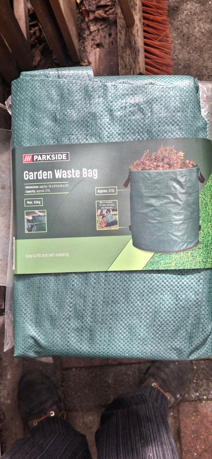 Parkside Tuinafvalzak - 272L - Nieuw, Ophalen of Verzenden, Nieuw, Overige typen