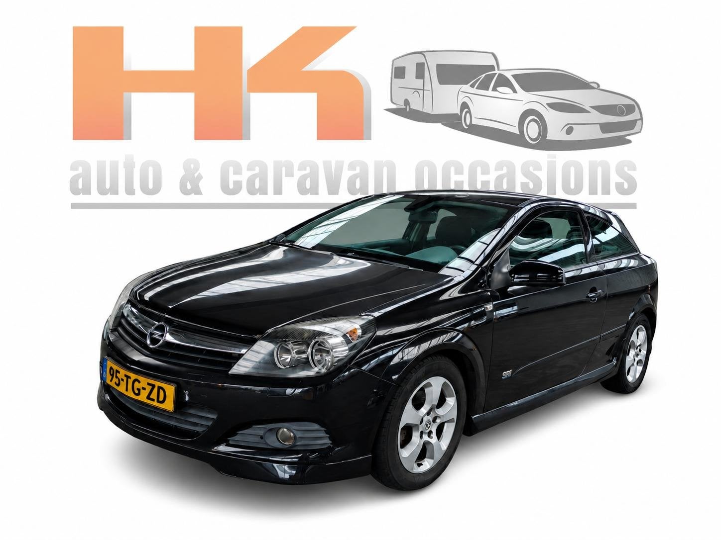 Opel Astra GTC 1.4 OPC LINE OPC Bodykitt, AIRCO, Nwe APK, NA, Auto's, Voorwielaandrijving, Stof, Gebruikt, Zwart