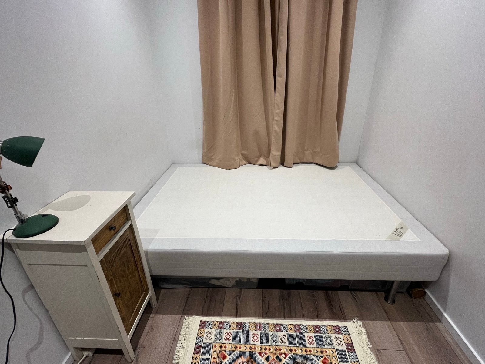 IKEA Sultan Aukra bed 140x200 cm, Ophalen, Overige materialen, Gebruikt, Wit