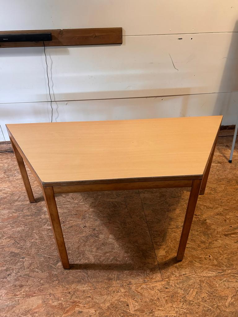 Modulaire houten tafels - twee rechthoekige 8 afgeschuind, Ophalen of Verzenden, Zo goed als nieuw, 75 cm of meer, 60 cm of meer