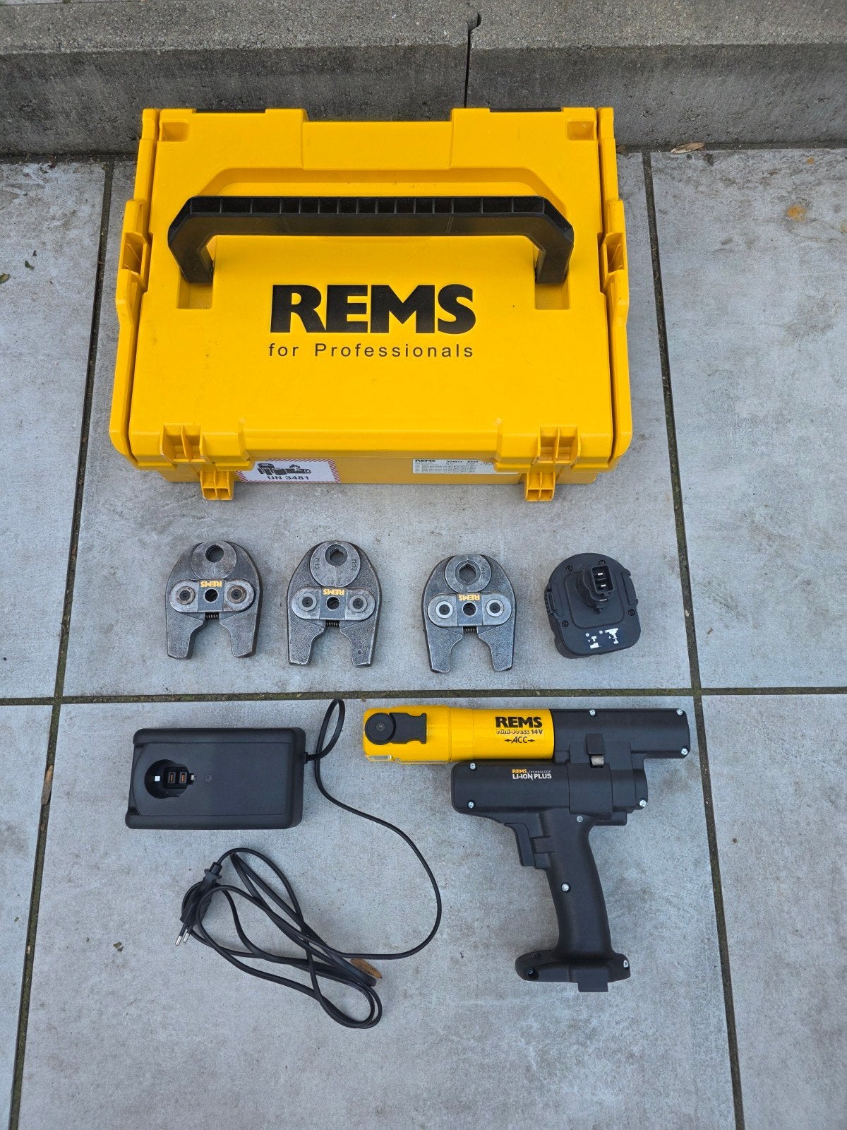 REMS mini perstang u16 m12 m15 uponor koper staal persbek, Ophalen of Verzenden