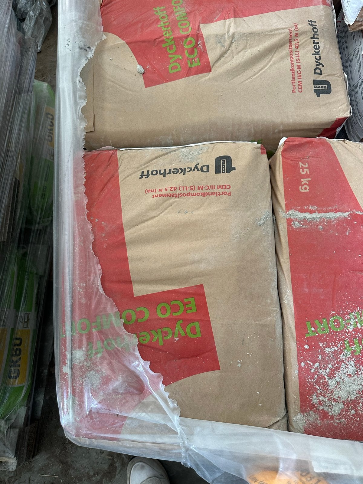 Portlandcement Dyckerhoff Eco Comfort - Circa 7 Pallets, Ophalen of Verzenden, Nieuw