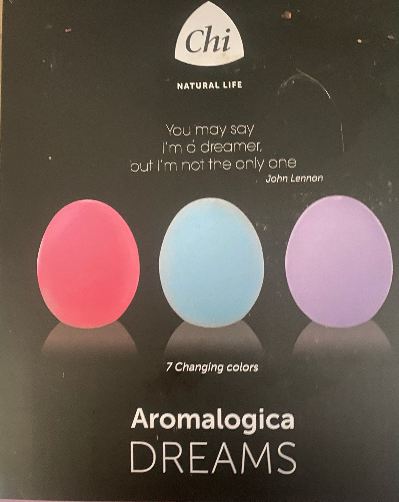 Defecte Chi aroma lamp / diffuser - melkachtige bol, Gebruikt, Ophalen of Verzenden, Modern, Wit
