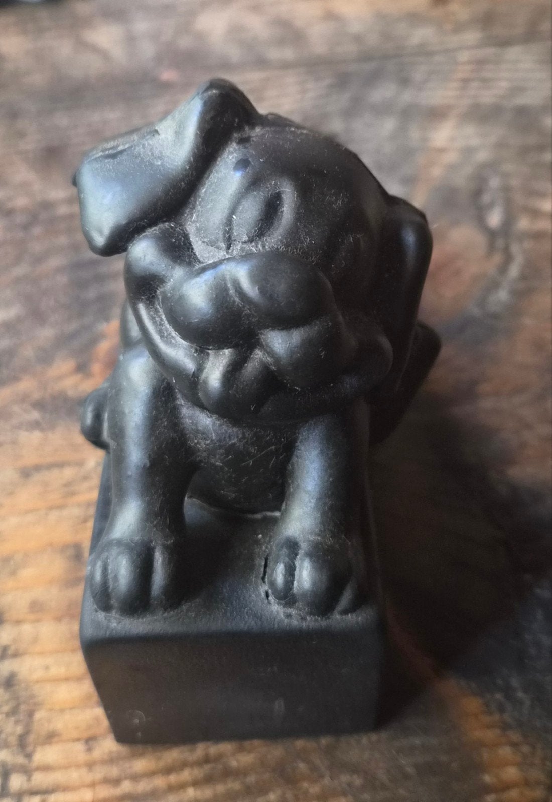 Leuke zwarte deurstopper in de vorm van een hondje, Huis en Inrichting, Woonaccessoires | Deurstoppers, Binnen, Gebruikt, Ophalen of Verzenden