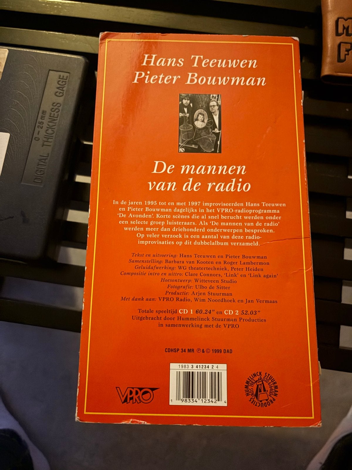 Hans Teeuwen & Pieter Bouwman - De mannen van de radio CD, Cd's en Dvd's, Ophalen of Verzenden, Gebruikt, Album, Inclusief boekje