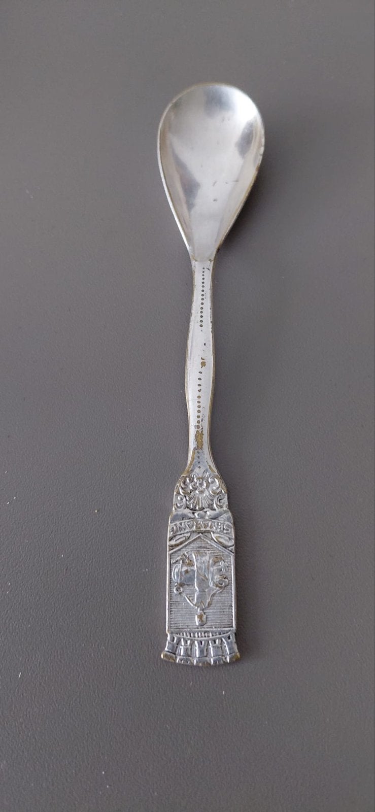 Antieke zilveren herdenkingslepel, Ophalen of Verzenden
