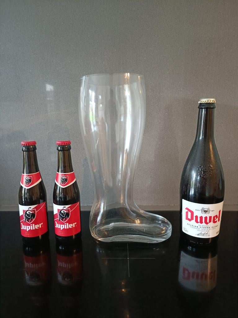 Grote bier laars, bierlaars van 2liter in cadeauverpakking, Verzamelen, Biermerken, Ophalen of Verzenden, Nieuw, Reclamebord, Plaat of Schild