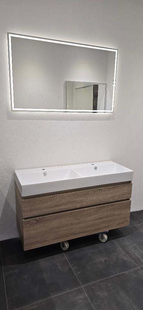 Primabad badkamermeubel 120 cm - showmodel, Huis en Inrichting, Badkamer | Badkamermeubels, Ophalen, 100 tot 150 cm, Nieuw, Minder dan 100 cm