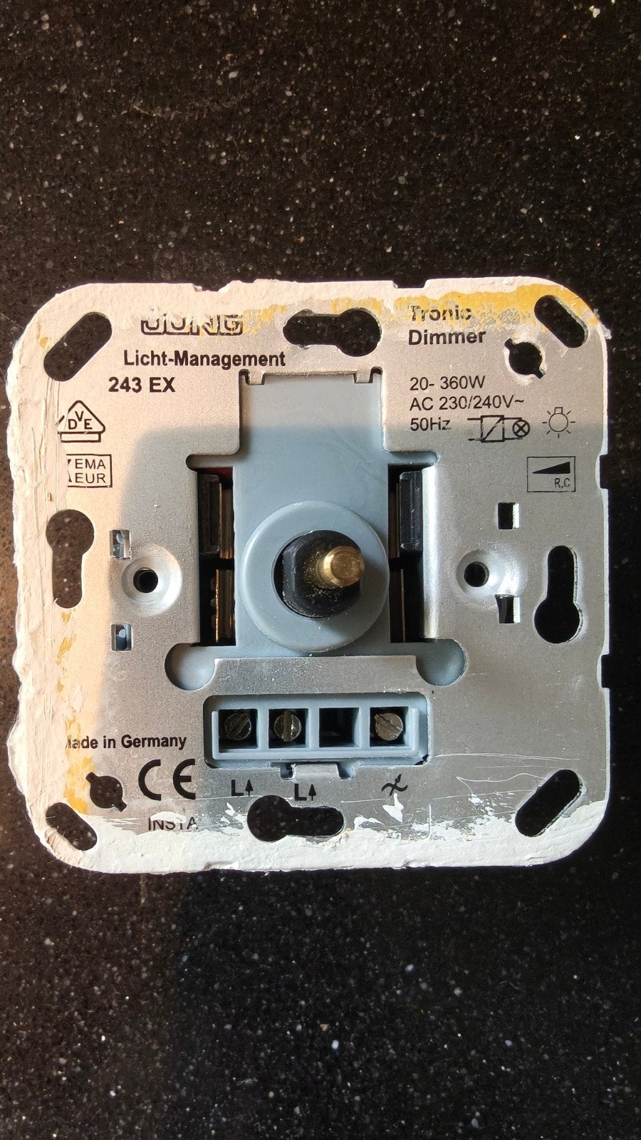 licht dimmer, Ophalen