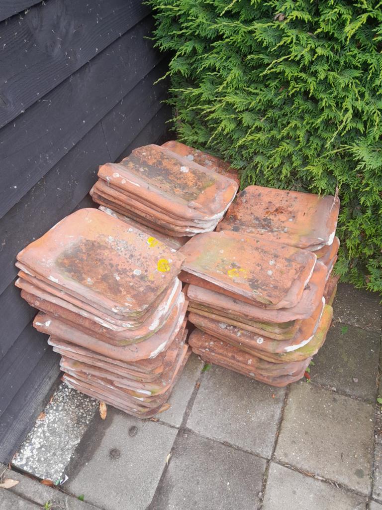 Gebruikte dakpannen - Steen/Klei - Rood, Ophalen of Verzenden
