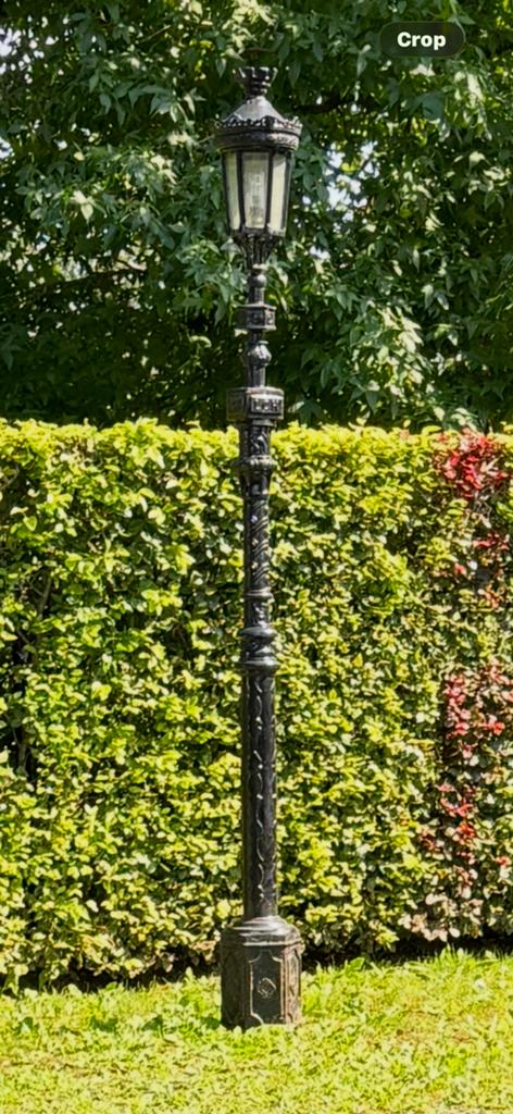 Gietijzeren  klassieke buitenlampen diversen, Tuin en Terras, Buitenverlichting, Ophalen, Overige materialen, Minder dan 50 watt