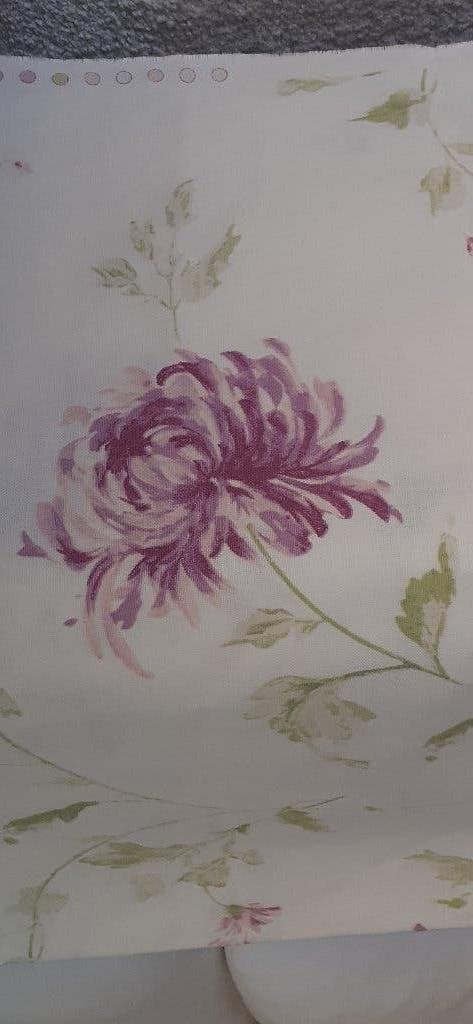 Laura Ashley stof "Chrysanthemum" 3.6 meter, nieuw, Meerkleurig, 120 cm of meer, Ophalen of Verzenden, Katoen