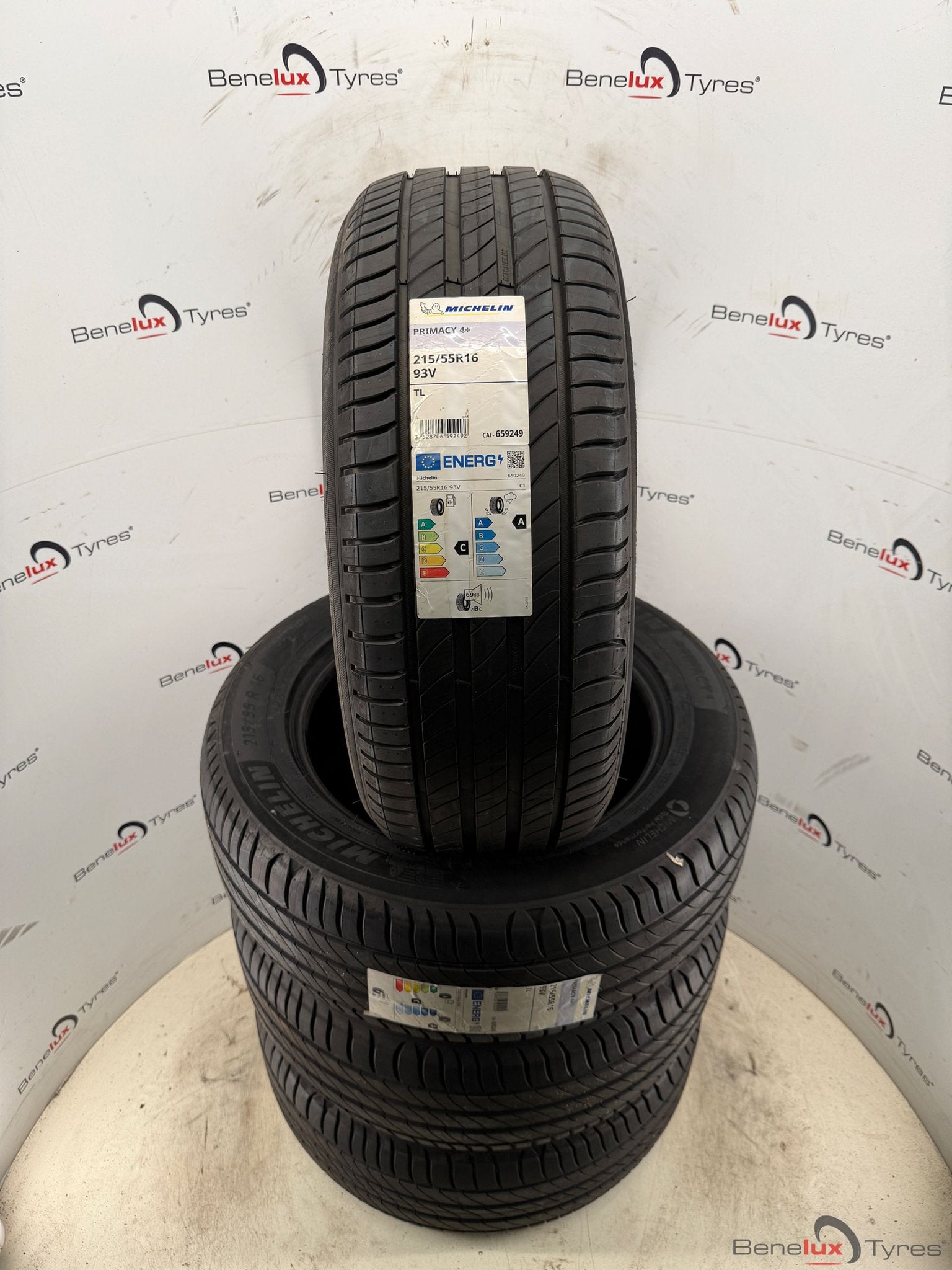 nieuw 215/55R16 93V Michelin 4+ 215/55 R16 215/55/16 2155516, Ophalen, 215 mm, -, Nieuw