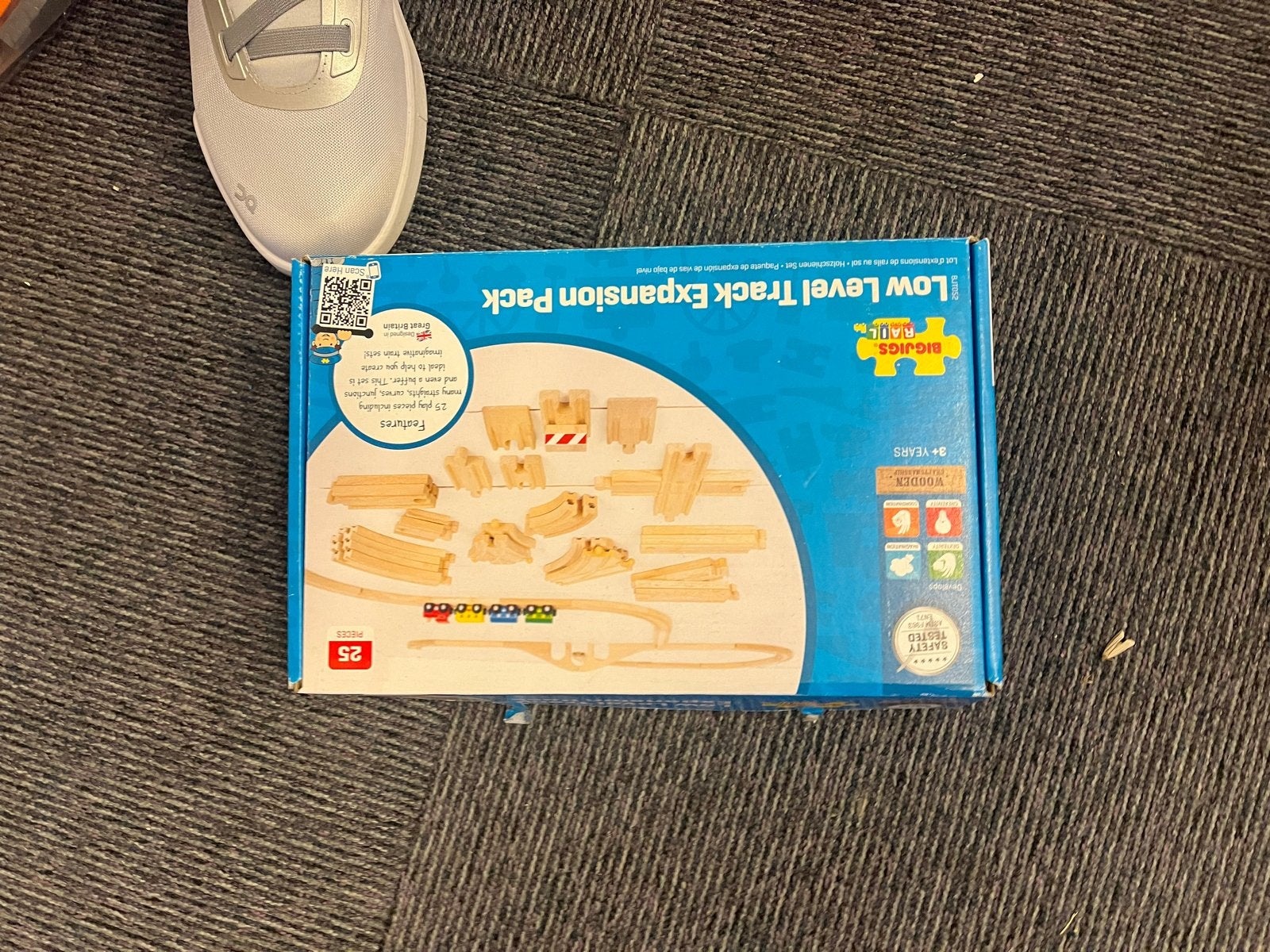 Bigjigs Rail Lage Niveau Spoor Uitbreidingspakket, Ophalen of Verzenden, Nieuw, Overige typen