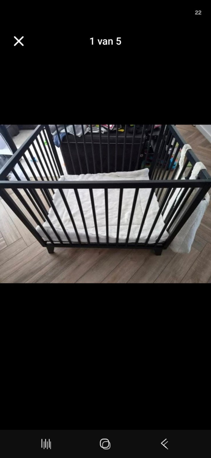 TWF Romeo Box van Babydump - Zwart, Ophalen, Gebruikt, Rechthoekig