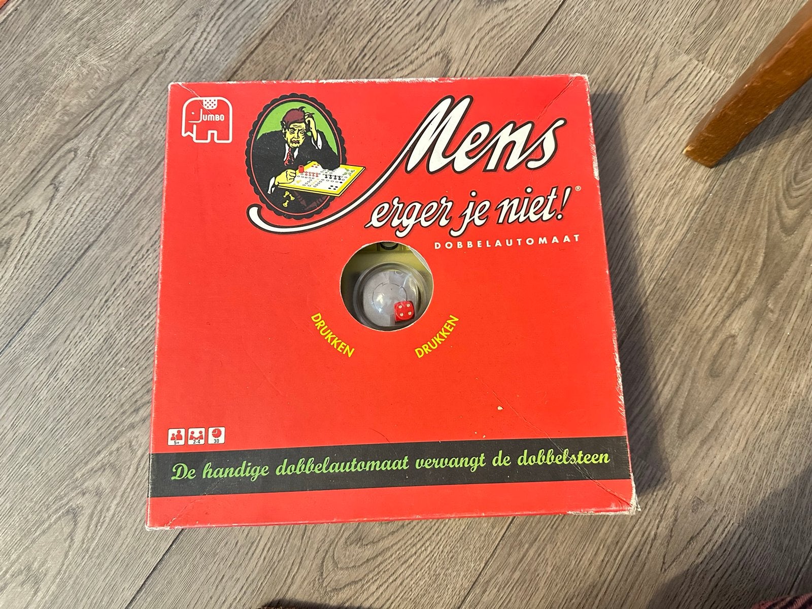Mens erger je niet! met dobbelautomaat - Jumbo, Drie of vier spelers, Ophalen, Gebruikt