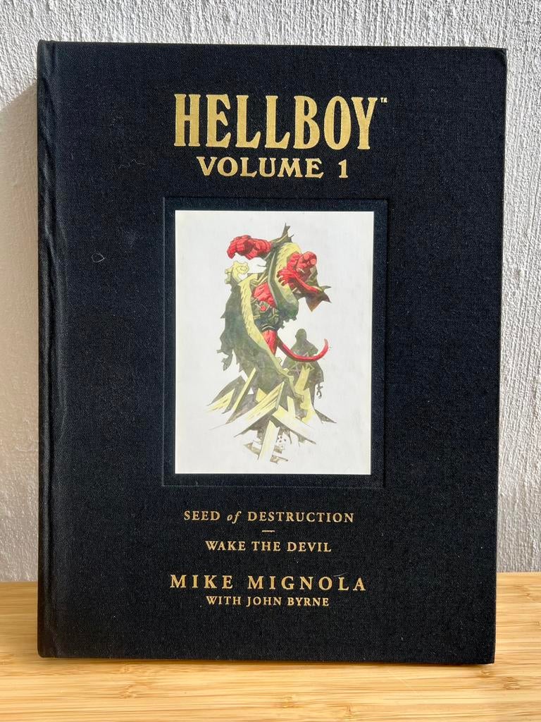 Hellboy vol. 1 library edition BESCHADIGD!! €10, Boeken, Strips | Comics, Eén comic, Ophalen of Verzenden, Gelezen, Amerika
