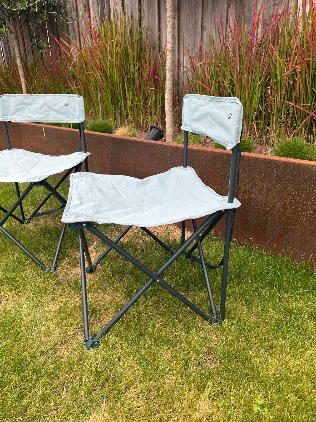 2x Opvouwbare campingstoelen - Lichtgewicht en compact, Caravans en Kamperen, Kampeermeubelen, Ophalen, Gebruikt, Campingstoel