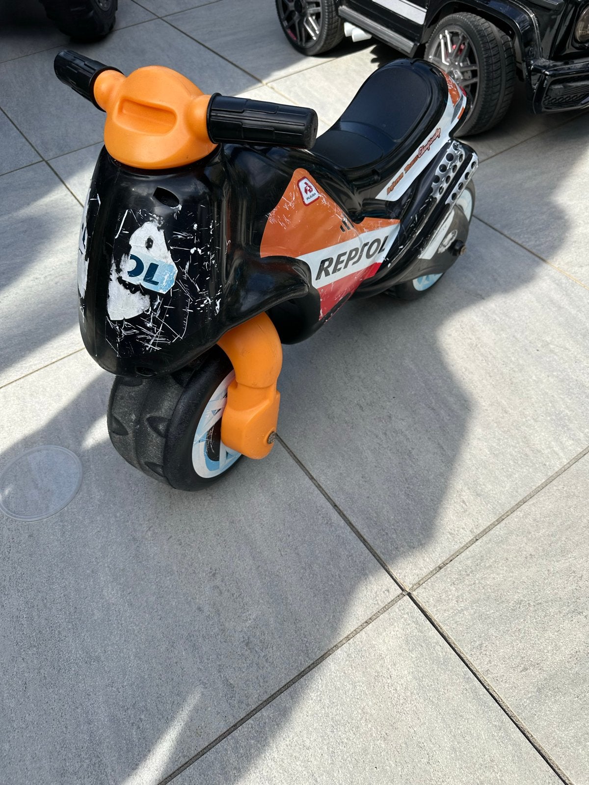 Loopmotor Repsol - Zwart/Oranje, Ophalen, Gebruikt, Loopfiets