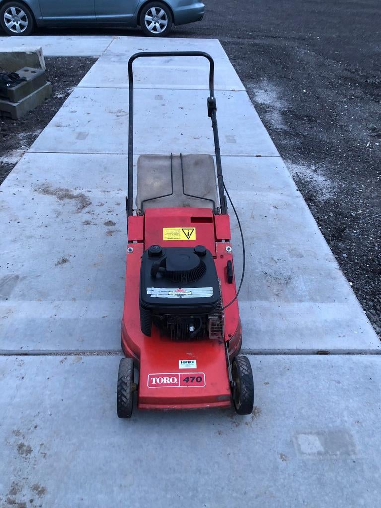 Toro 470 Benzine Grasmaaier met Opvangzak, Ophalen, Cirkelmaaier, Gebruikt, Toro