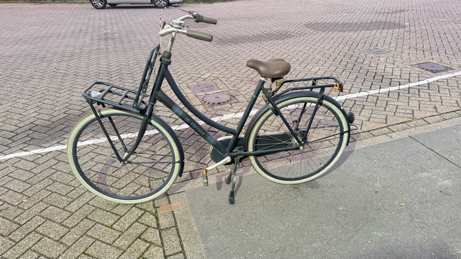Cortina U4 Transportfiets Dames - mat paars, Fietsen en Brommers, Ophalen, Gebruikt, Versnellingen, 50 tot 53 cm