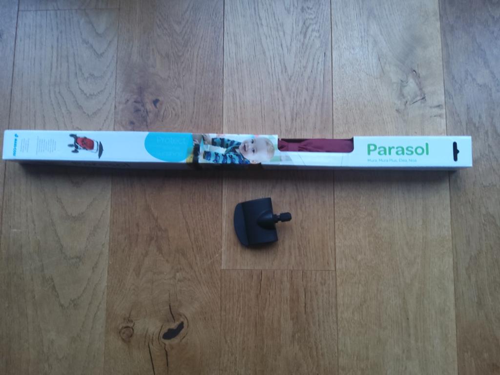 Parasol Maxi Cosi rood, Ophalen, Gebruikt