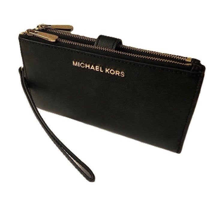 Michael Kors portemonnee dames Jet Set ritsportemonnee zwart