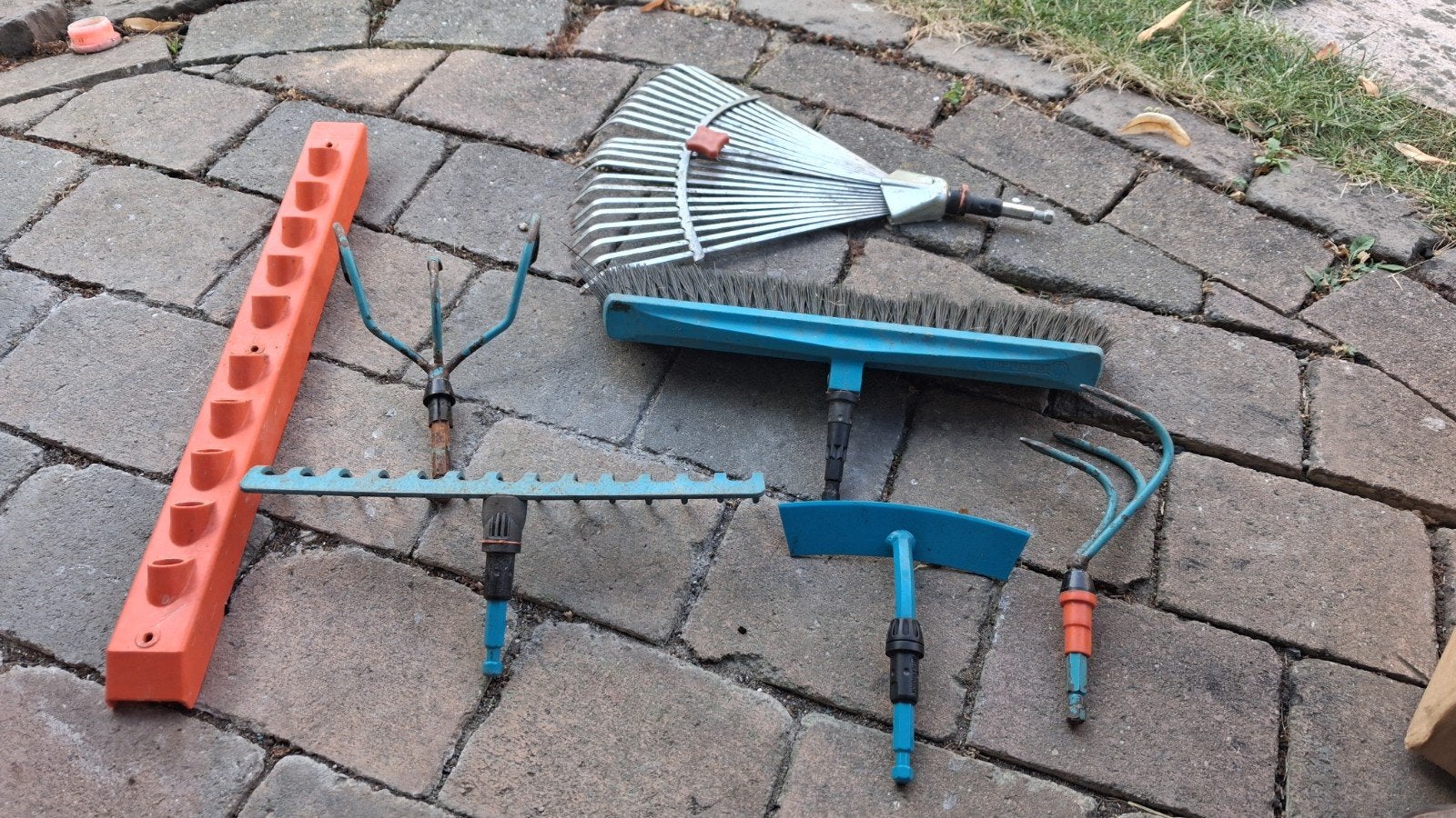 Tuin gereedschap Gardena set inclusief stang, Ophalen