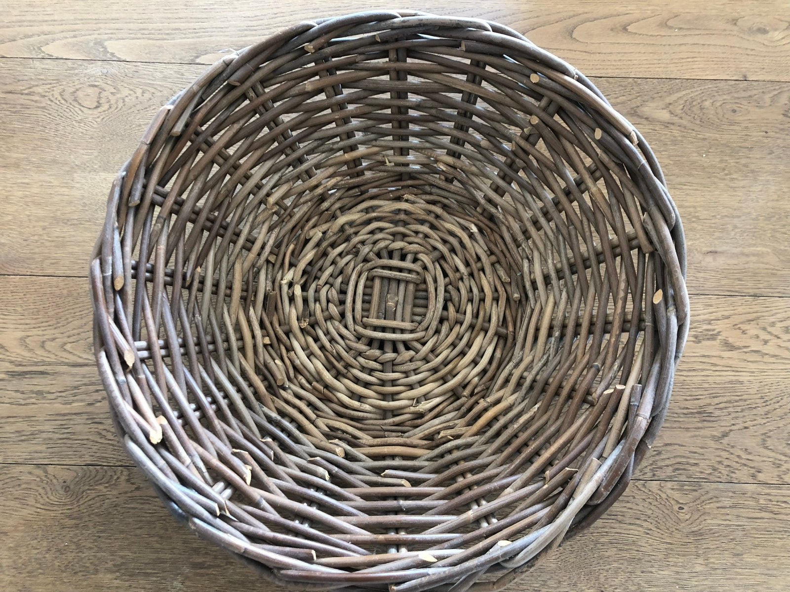 Rotan Grote rieten mand schaal, Ophalen, Mand, Rond, Nieuw