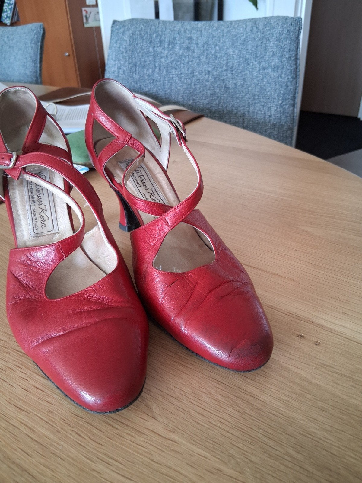 tangoschoenen Werner Kern, maat 4,5, Ophalen of Verzenden, Gedragen, Dansschoenen