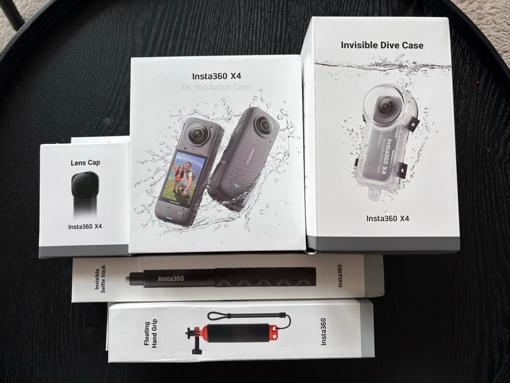 Insta360 X4 8K 360 Action Cam + Dive Bundle, Ophalen, Zo goed als nieuw, Overige merken