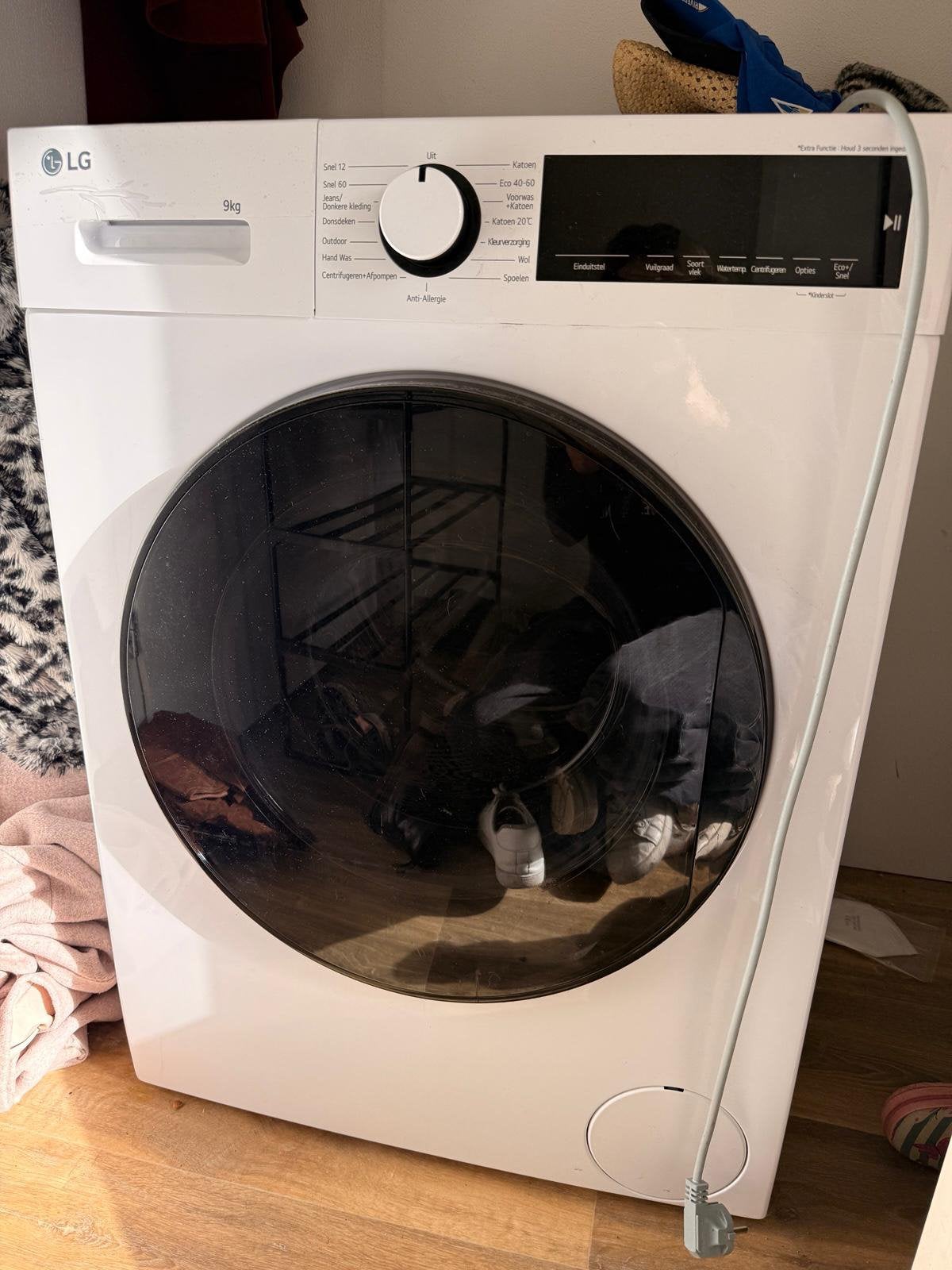 LG wasmachine 9 kilo, 8 tot 10 kg, Ophalen of Verzenden, Gebruikt