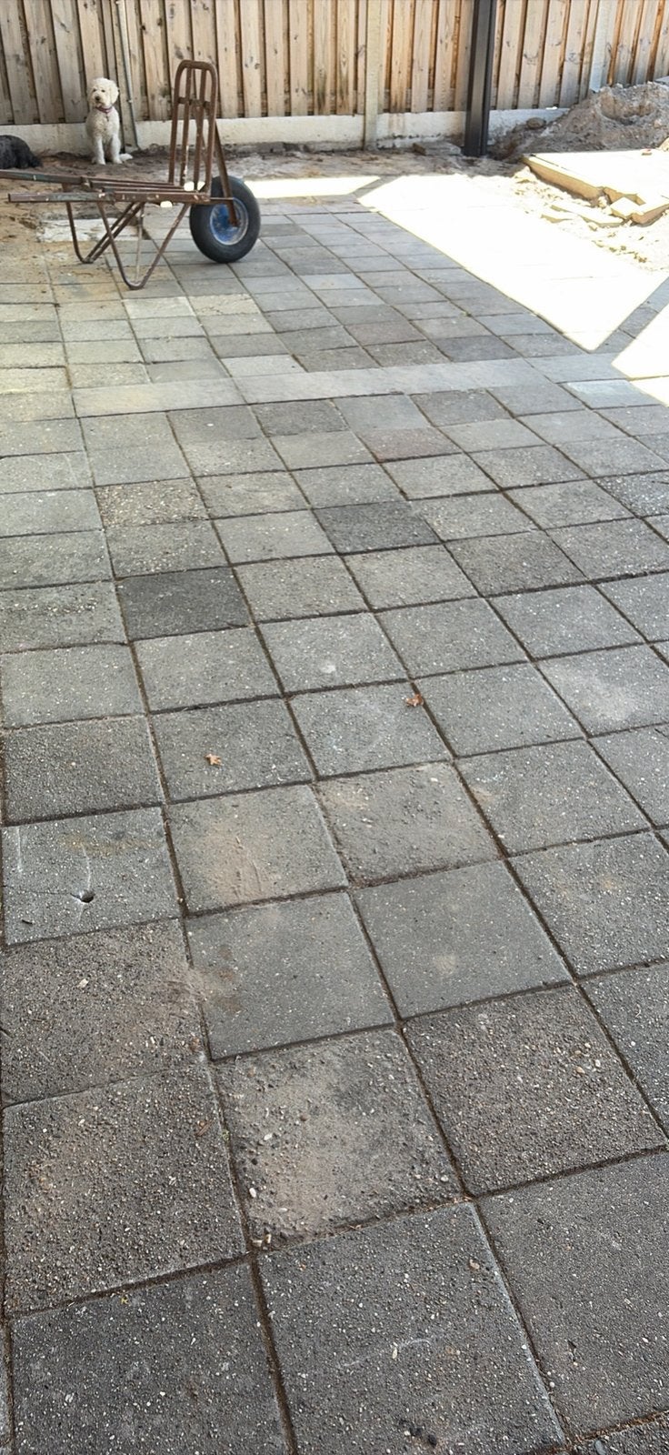 Gratis tegels, terras tegels/  stoep tegels, Tuin en Terras, Tegels en Klinkers, Ophalen, Zo goed als nieuw, Beton, Terrastegels