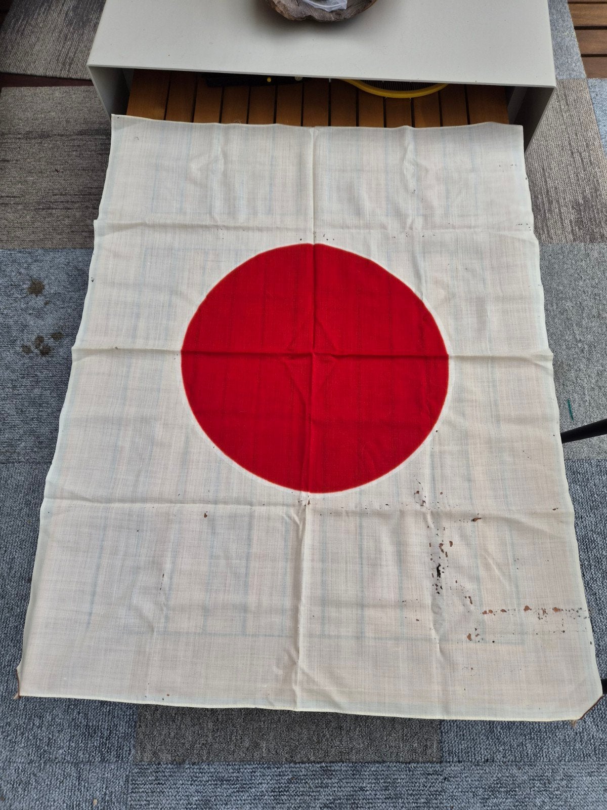 Mooie ww2 Hinumaru 95x75cm, Ophalen of Verzenden, Landmacht, Azië, Vlag of Vaandel