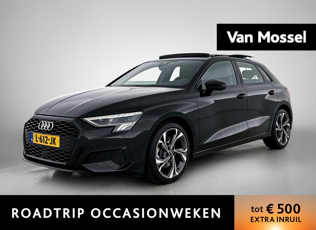 Audi A3 Sportback 30 TFSI S edition | Automaat | Panoramadak, Auto's, Audi, Bedrijf, Te koop, A3, ABS, Adaptieve lichten, Airbags
