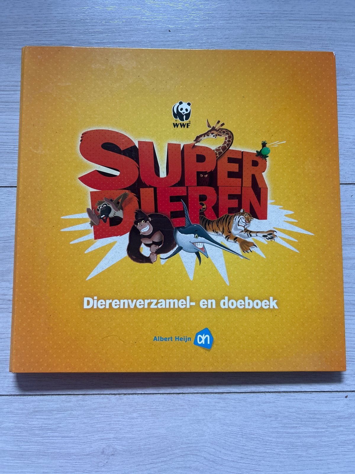 WWF Super Dieren verzamel- en doeboek Albert Heijn, Ophalen of Verzenden, Gebruikt, Overige soorten, Overige typen