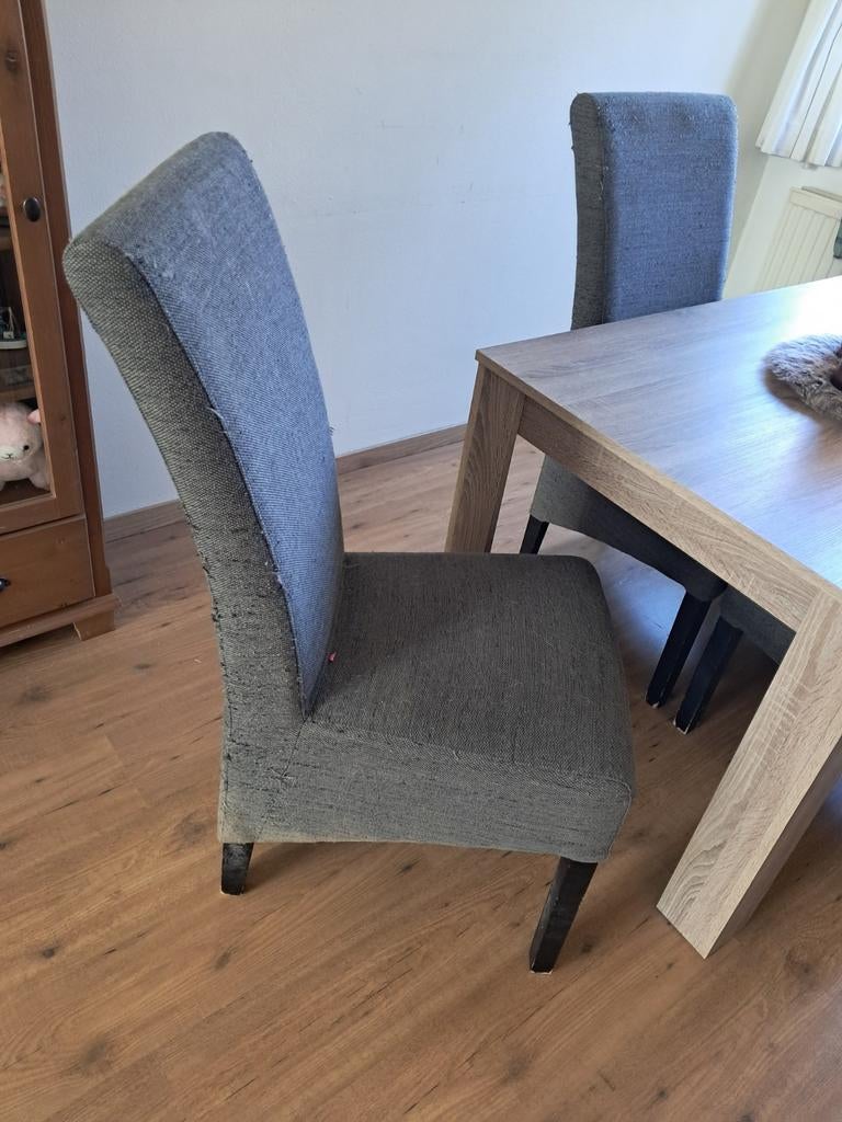 Eethoek stoelen, Ophalen, Gebruikt, Vier, Stof