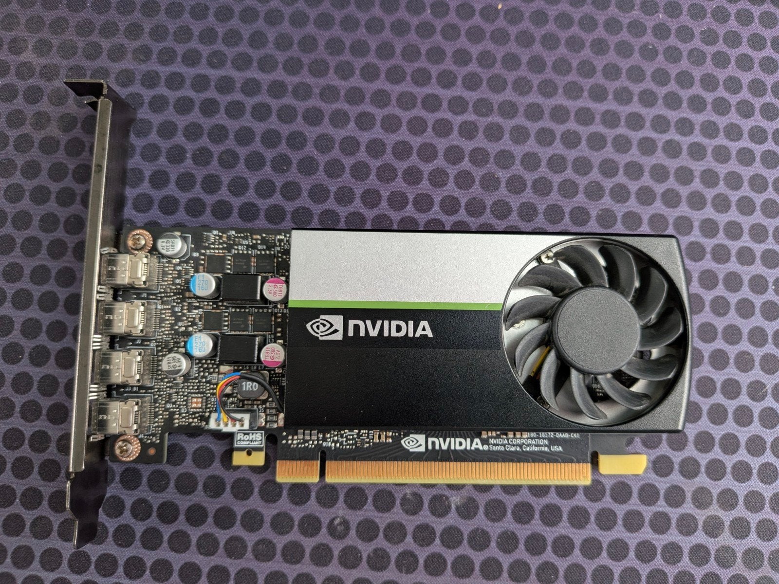 Nvidia Quadro T1000 4GB, PCI-Express 3, HDMI, Ophalen of Verzenden, Nvidia