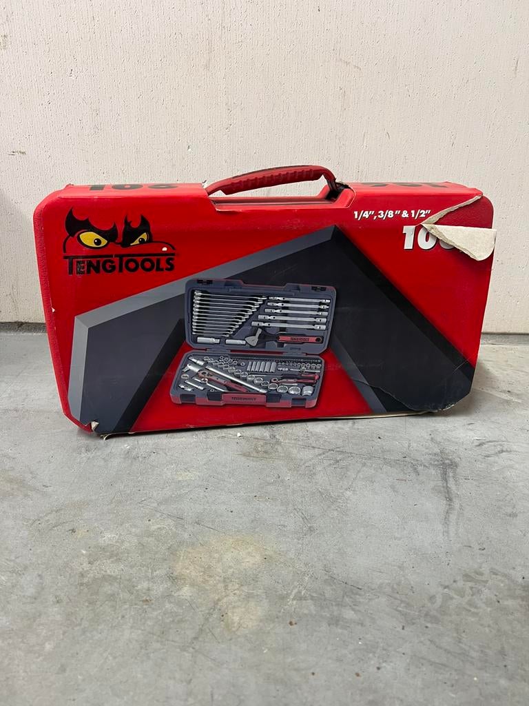 Teng Tools TM106 combiset doppendoos 106 delig, Ophalen of Verzenden, Nieuw