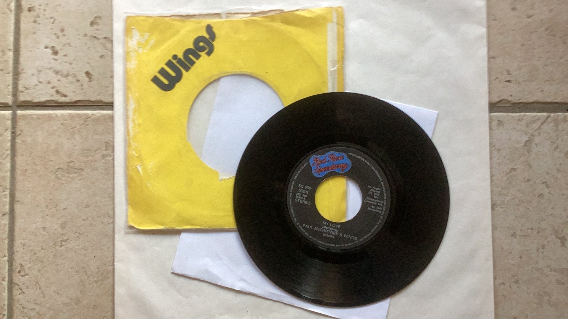 Single Wings - My love, Ophalen of Verzenden, Gebruikt, 7 inch, Pop
