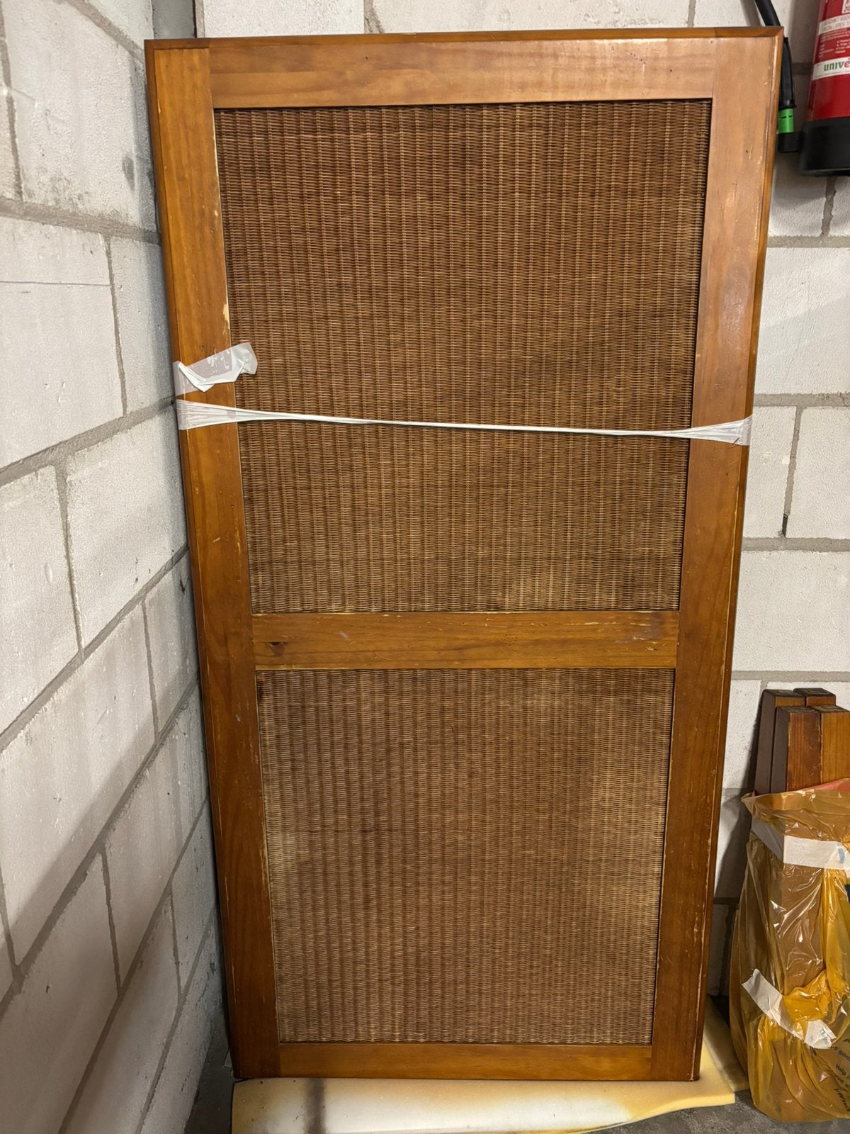 Eettafel rotan met inleg glasplaten, Huis en Inrichting, Tafels | Eettafels, Ophalen, 50 tot 100 cm, Zo goed als nieuw, 150 tot 200 cm
