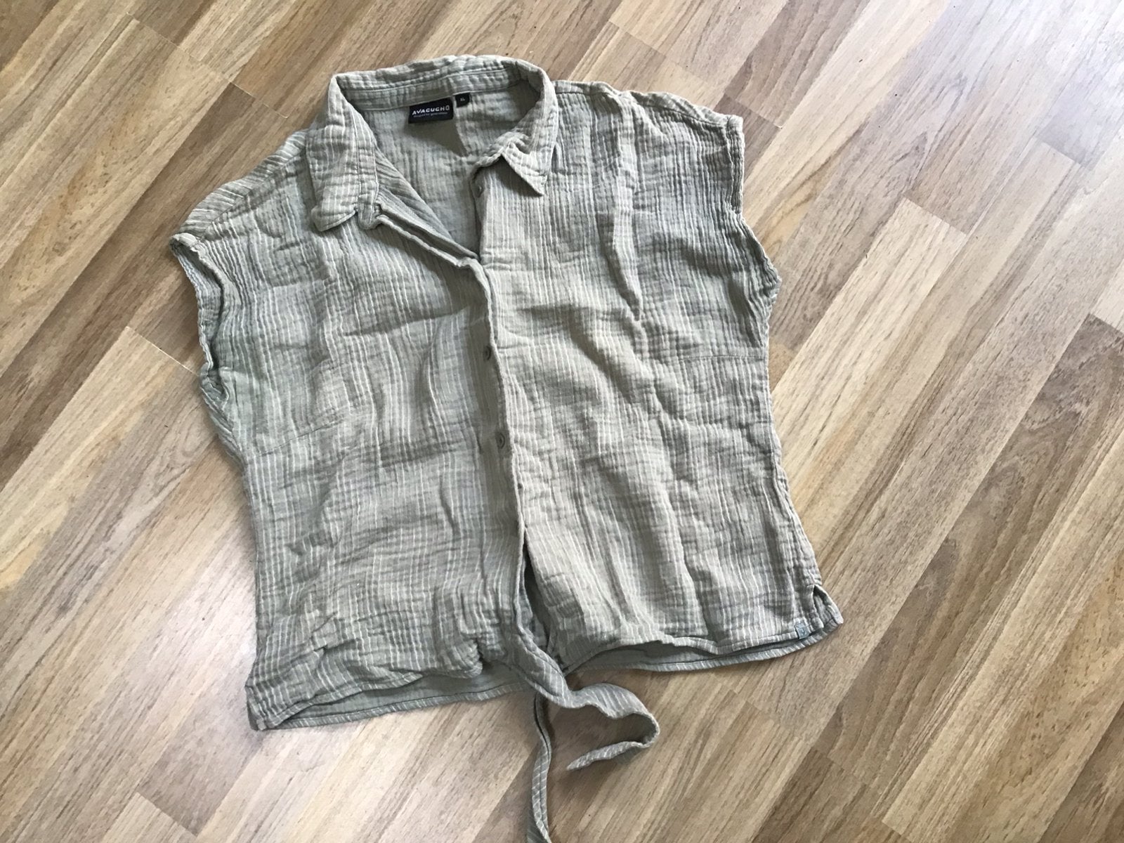Zomerblouse, Ayacucho, maar XL, Kleding | Dames, Ophalen of Verzenden, Gedragen, Maat 42/44 (L), Grijs