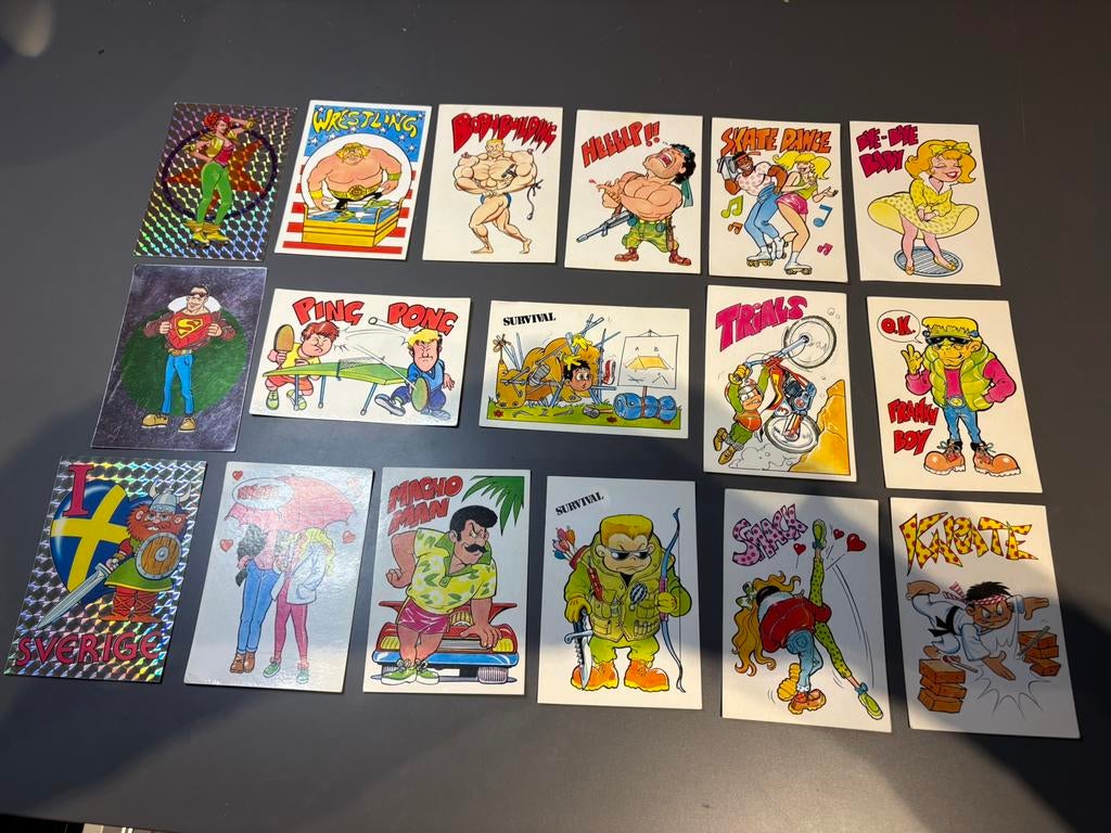Panini Fantastickers stickers jaren 80/90  hologram stickers, Verzenden, Meerdere stickers