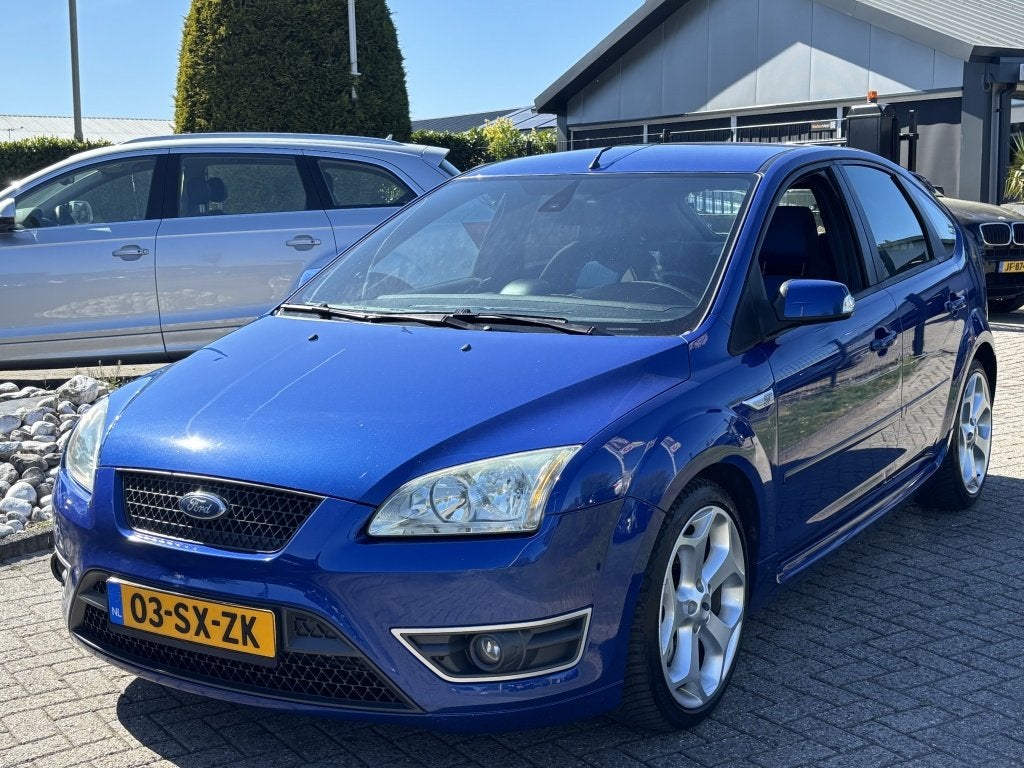 Ford Focus 2.5-20V ST 5-Cilinder 5-Deurs 2006 NL Auto, Auto's, Stof, Gebruikt, Blauw, 1337 kg
