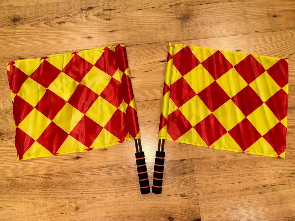 Grensrechter Vlag / Voetbal Scheidsrechter Sport, Maat M, Verzenden, Nieuw, Clubaccessoires